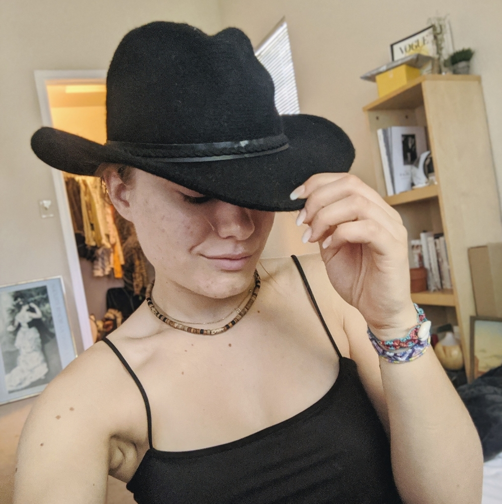 Felt western hat